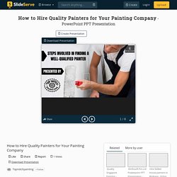 How to Hire Quality Painters for Your Painting Company