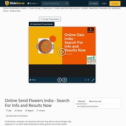Online Send Flowers India - Search For Info and Results Now PowerPoint Presentation - ID:10626264
