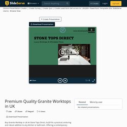 Premium Quality Granite Worktops in UK
