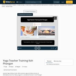 Yoga Teacher Training Koh Phangan PowerPoint Presentation, free download - ID:10818583