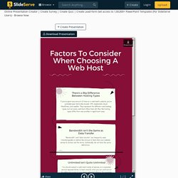 Factors To Consider When Choosing A Web Host - Hosting Now