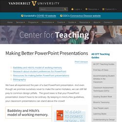 Making Better PowerPoint Presentations