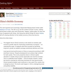 China's Bubble Economy -