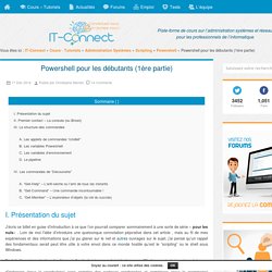 Powershell pour les débutants (1ère partie)