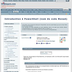 PowerShell Introduction