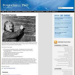 PowerShell Tutorials