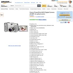 amazon.co.uk Canon PowerShot A630 Camera