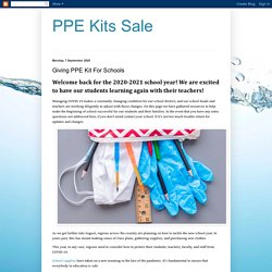 Giving PPE Kit For Schools