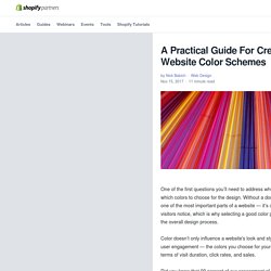 A Practical Guide For Creating the Best Website Color Schemes