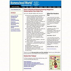 Practical Homeschooling Magazine