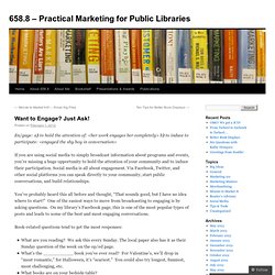 658.8 – Practical Marketing for Public Libraries