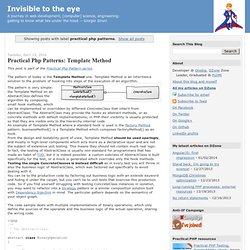 practical php patterns - Invisible to the eye