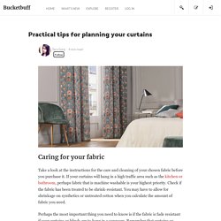 Practical tips for planning your curtains – Bucketbuff