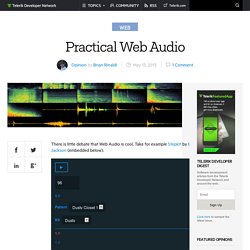 Practical Web Audio -Telerik Developer Network