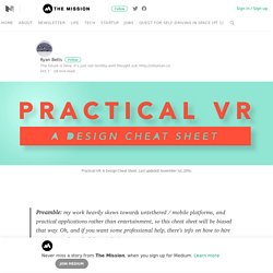 Practical VR – Medium