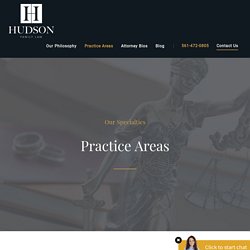 Practice Areas - Hudson Family Law