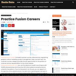 Practice Fusion Careers