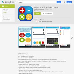 Math Practice - Aplicações no Android Market