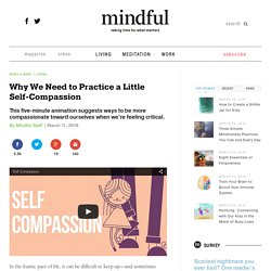 Why We Need to Practice a Little Self-Compassion