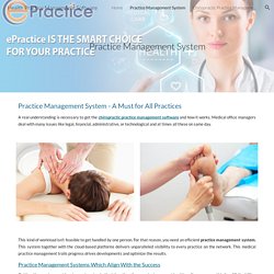 Practice Management Systems Which Align With the Success