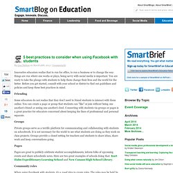 5 best practices to consider when using Facebook with students SmartBlogs