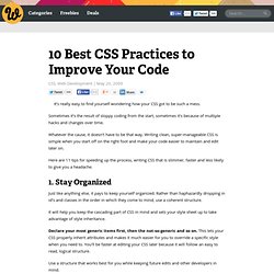 10 Best CSS Practices to Improve Your Code