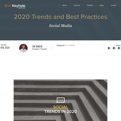 2020 Social Media Trends and Best Practices - Keyhole Marketing