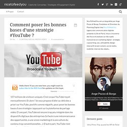 Best Practices d'une stratégie YouTube