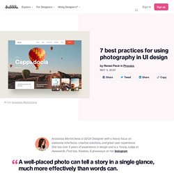 7 best practices for using photography in UI design