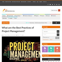 Best Practices of Project Management