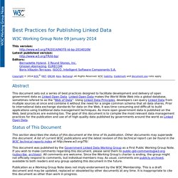 Best Practices for Publishing Linked Data