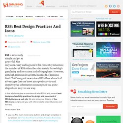 RSS: Best Design Practices And Icons