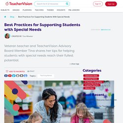 Best Practices for Supporting Students with Special Needs