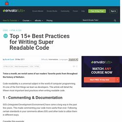 Top 15+ Best Practices for Writing Super Readable Code