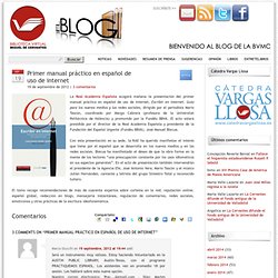 Primer manual práctico en español de uso de internet