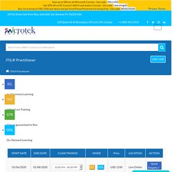 ITIL Practitioner Certification Training