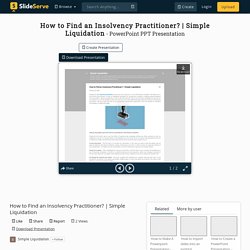 How to Find an Insolvency Practitioner?