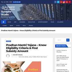 Pradhan Mantri Yojana - Know Eligibility Criteria & Find Subsidy Amount