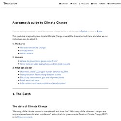 A pragmatic guide to Climate Change