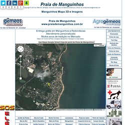 Praia de Manguinhos Mapa e imagens