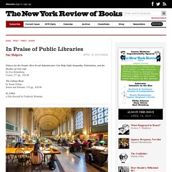 In Praise of Public Libraries