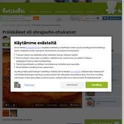Präiskäleet eli ohrajauho-ohukaiset - Resepti
