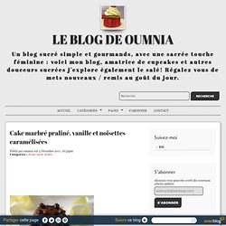 Cake marbré praliné, vanille et noisettes caramélisées - Le blog de oumnia