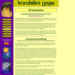 Kundalini Yoga - Pranayama - Breathing Techniques