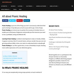 All about Pranic Healing - BestemsGuide