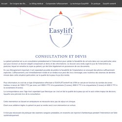 En pratique - Easylift ® Lifting médical par fils