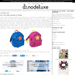 Sac à dos enfant pratique et ludique - Le Blog de Dino Deluxe - Mode Enfant Scandinave