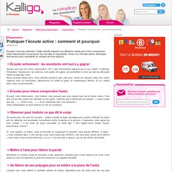 Pratiquer l’écoute active : comment et pourquoi