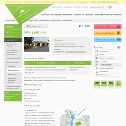 Infos pratiques - Musée de l'Erdre - Lieux culturels - Loisirs - Bienvenue sur le site de la ville de Carquefou