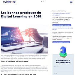 Les bonnes pratiques du Digital Learning en 2018